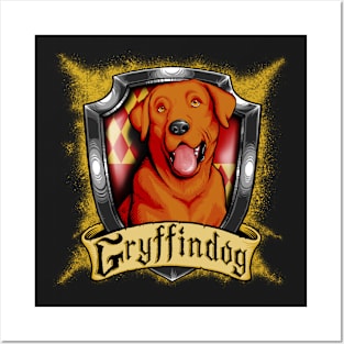 Hairy Pupper House Gryffindog Posters and Art